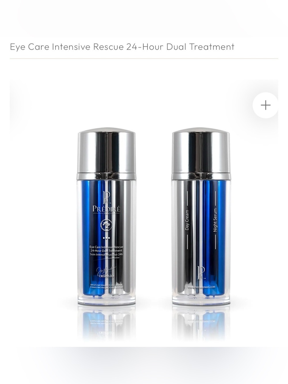 New Predire Paris Eye Care Intensive Rescue Dual Treatment  — Blue - Picture 5 of 16